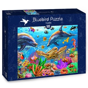 Bluebird Puzzle (70189) - Adrian Chesterman: "Sealife" - 500 pieces puzzle