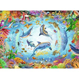 Ravensburger (16447) - "Cave Dive" - 500 pieces puzzle