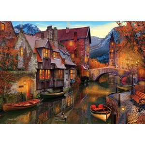 Art Puzzle (5476) - "Canal Homes" - 2000 pieces puzzle