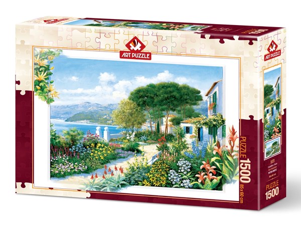 Art Puzzle (5370) - "Coastline Town" - 1500 pieces puzzle