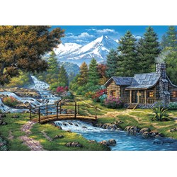 Art Puzzle (5471) - "Two Cascades" - 2000 pieces puzzle
