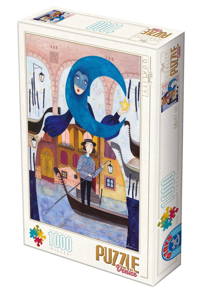 NEW D-Toys Jigsaw Puzzle 1000 Pieces Tiles "Venice" by Andrea Kürti 