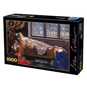 Art Puzzle (73822) - John Collier: "The Sleeping Beauty" - 1000 pieces puzzle