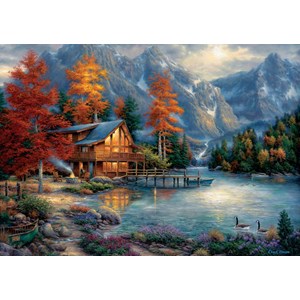Art Puzzle (5523) - Chuck Pinson: "Autumn Reflection" - 3000 pieces puzzle