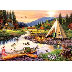 Art Puzzle (5520) - "Camping Friends" - 3000 pieces puzzle