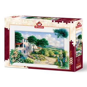 Art Puzzle (5180) - "At Summerhouse" - 1000 pieces puzzle