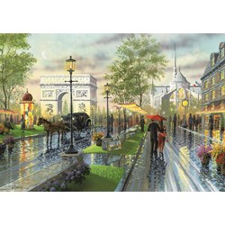Art Puzzle (4225) - "Spring Walk, Paris" - 1000 pieces puzzle