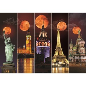 Art Puzzle (4548) - "Blood Moon" - 1500 pieces puzzle