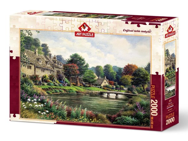 Art Puzzle (4572) - "Mountain Village" - 2000 pieces puzzle