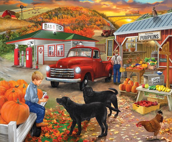 SunsOut (31429) - "Roadside Stand" - 300 pieces puzzle