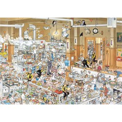 Jumbo (19085) - Jan van Haasteren: "The Kitchen" - 500 pieces puzzle