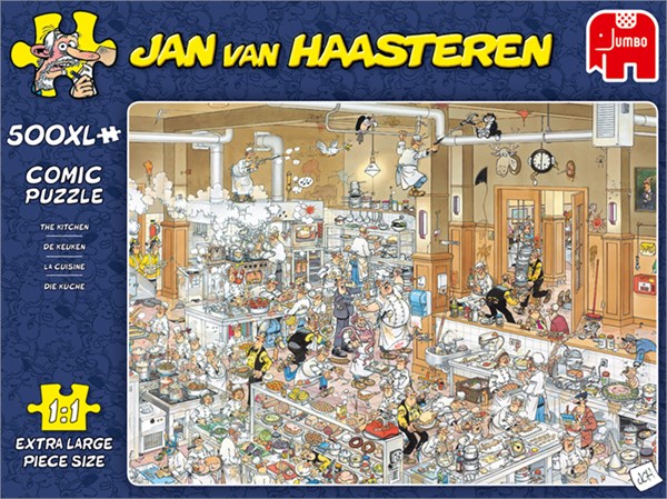 Jumbo (19085) - Jan van Haasteren: "The Kitchen" - 500 pieces puzzle