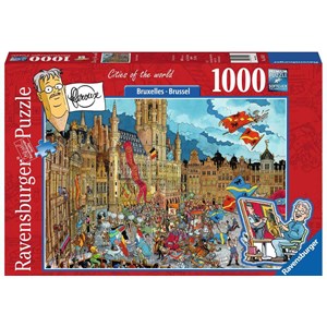 Ravensburger (15415) - "Brussels, Belgium" - 1000 pieces puzzle