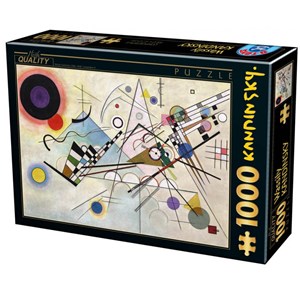 D-Toys (75918) - Vassily Kandinsky: "Composition 8" - 1000 pieces puzzle