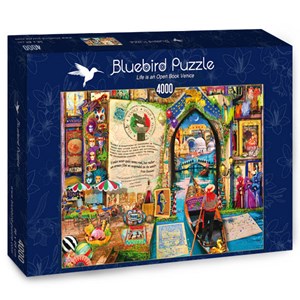 Bluebird Puzzle (70259) - Aimee Stewart: "Life is an Open Book Venice" - 4000 pieces puzzle