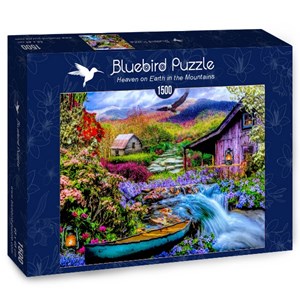 Bluebird Puzzle (70210) - "Heaven on Earth in the Mountains" - 1500 pieces puzzle