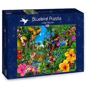 Bluebird Puzzle (70150) - "Jungle Sunrise" - 1500 pieces puzzle