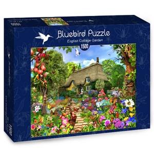 Bluebird Puzzle (70141) - "English Cottage Garden" - 1500 pieces puzzle