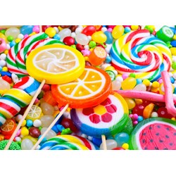 Bluebird Puzzle (70379) - "Colorful Lollipops" - 1500 pieces puzzle