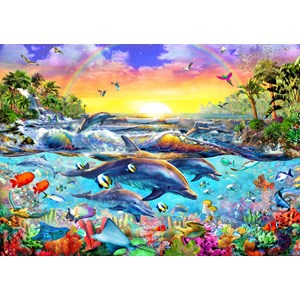 Bluebird Puzzle (70015) - Adrian Chesterman: "Tropical Cove" - 2000 pieces puzzle