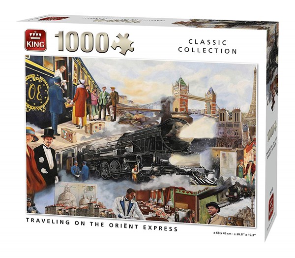 King International (05773) - "Orient Express" - 1000 pieces puzzle