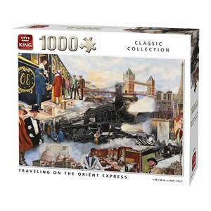 King International (05773) - "Orient Express" - 1000 pieces puzzle