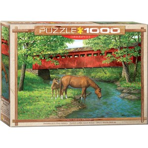 Eurographics (6000-0834) - Persis Clayton Weirs: "Sweet Water Bridge" - 1000 pieces puzzle