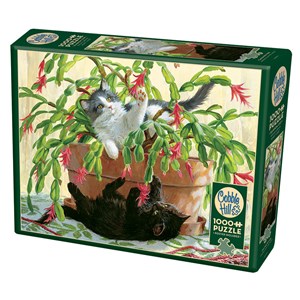 Cobble Hill (80031) - "Cactus Kitties" - 1000 pieces puzzle