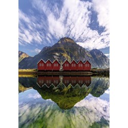 Ravensburger (15256) - "Sunndalsora, Norway" - 1000 pieces puzzle