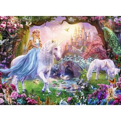Ravensburger (12887) - "Magical Unicorn" - 100 pieces puzzle