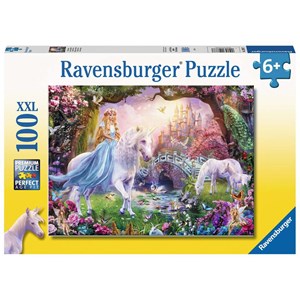 Ravensburger (12887) - "Magical Unicorn" - 100 pieces puzzle