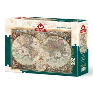Art Puzzle (4276) - "World Map" - 260 pieces puzzle