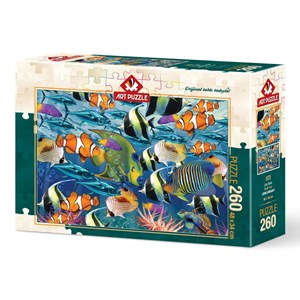Art Puzzle (4270) - "Multi Fish" - 260 pieces puzzle
