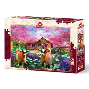 Art Puzzle (4577) - "When the Spring Comes" - 500 pieces puzzle