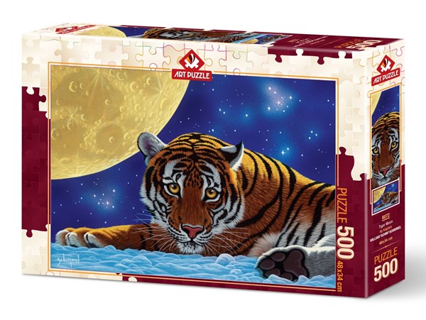 Art Puzzle (5072) - "Tiger Moon" - 500 pieces puzzle