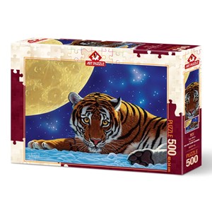 Art Puzzle (5072) - "Tiger Moon" - 500 pieces puzzle