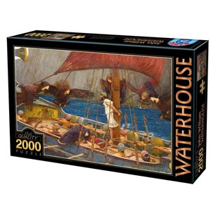 D-Toys (72917-WA01) - John William Waterhouse: "Ulysses and the Sirens, 1891" - 2000 pieces puzzle