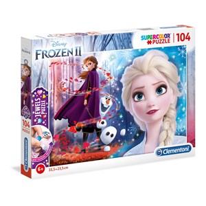 Clementoni (20164) - "Disney Frozen 2" - 104 pieces puzzle