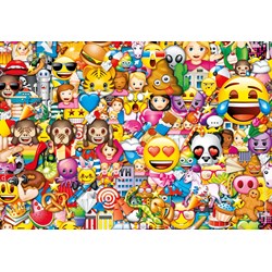 Clementoni (29756) - "Emoji" - 180 pieces puzzle
