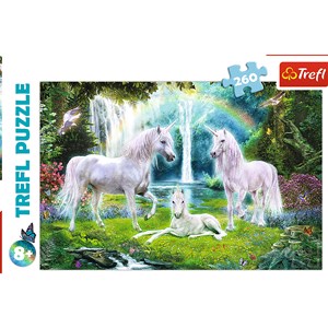 Trefl (13240) - "Unicorns" - 260 pieces puzzle