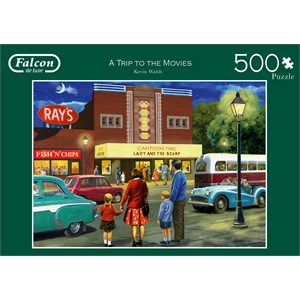 Falcon (11240) - Kevin Walsh: "A Trip to the Movies" - 500 pieces puzzle