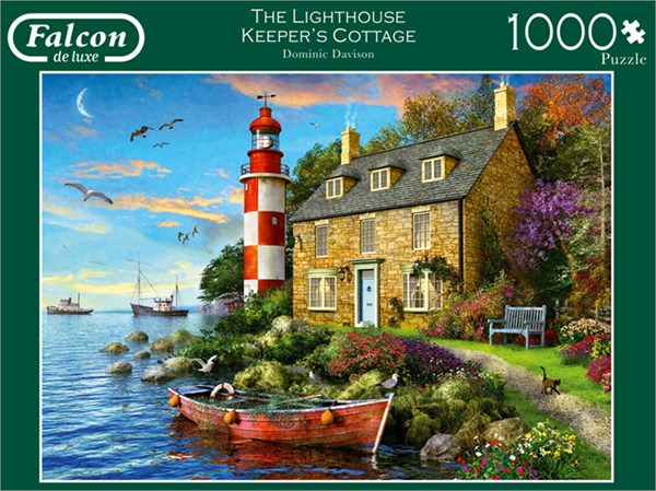 Falcon (11247) - Dominic Davison: "The Lighthouse Keeper’s Cottage" - 1000 pieces puzzle