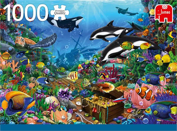 Jumbo (18814) - "Jewels of the Deep" - 1000 pieces puzzle