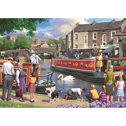 Falcon (11206) - Victor McLindon: "Sunday on The Canal" - 1000 pieces puzzle