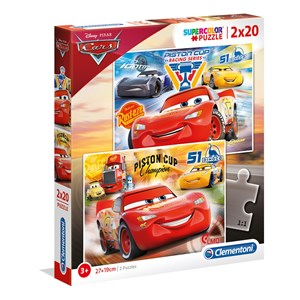Clementoni (07027) - "Disney, Cars 3" - 20 pieces puzzle