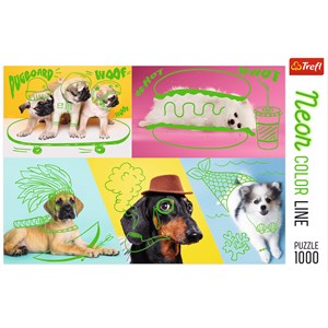 Trefl (10578) - "Far out dogs" - 1000 pieces puzzle