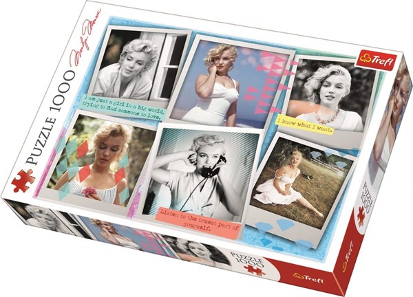 Trefl (10529) - "Marilyn Monroe" - 1000 pieces puzzle
