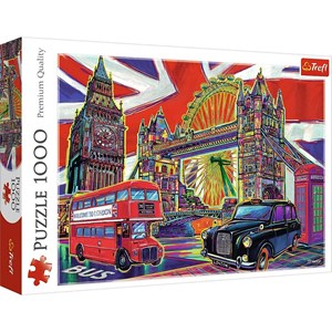 Trefl (10525) - "Colours of London" - 1000 pieces puzzle