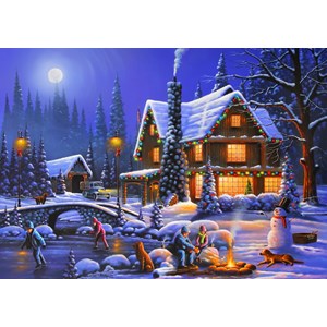 Bluebird Puzzle (70094) - "Holiday Spirit" - 500 pieces puzzle