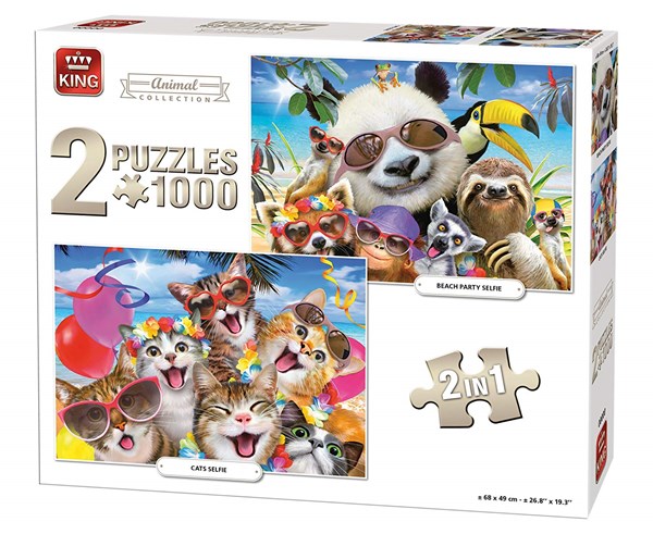 King International (05216) - "Animal Collection" - 1000 pieces puzzle